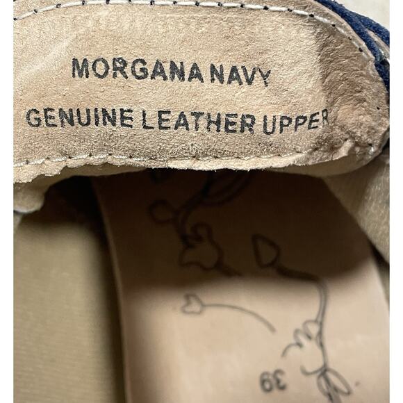 SPRING STEP Suede Leather Ankle Booties Women's Size EU 39/US 8.5 'Morgana' Navy - Picture 10 of 10